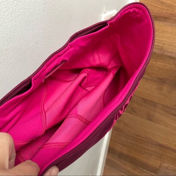 Lululemon | Run Top Speed Crop Legging Capri Athletic Running Pant Polkadot Pink - Picture 10 of 10